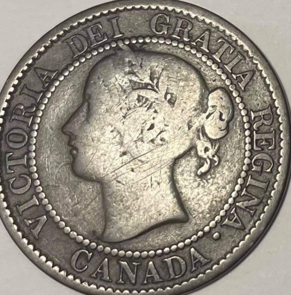 1858-Large-Cent,-I'm thinking-VG8-Thoughts?